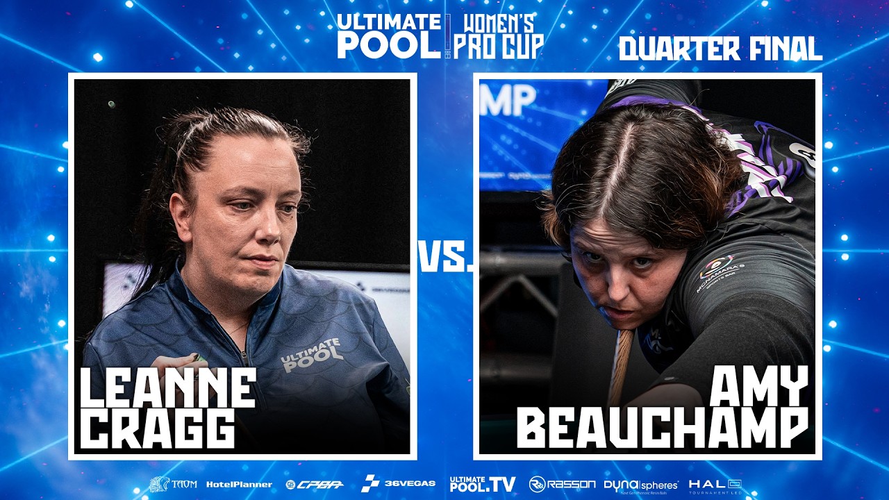 CuePoint billiards news cover image for Amy Beauchamp Faces Leanne Cragg in Women's Pro Cup 2026 Quarter Final