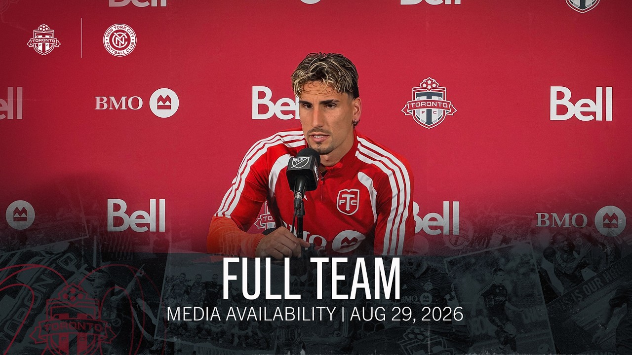 POSTGAME SOUND | Toronto FC Full Media Availability - August 29, 2026