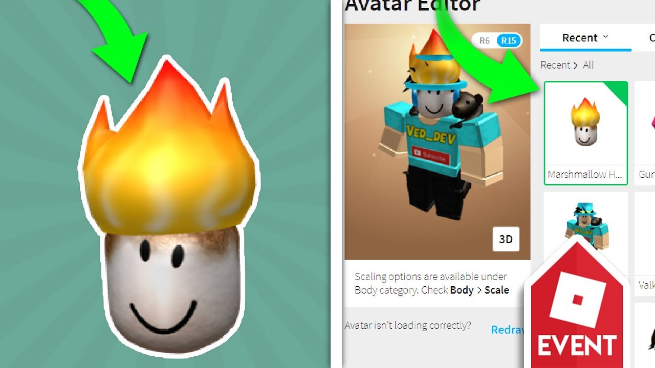 How To Get The Marshmallow Head In Spawn Wars Roblox Event By Ved Dev - roblox marshmello hat