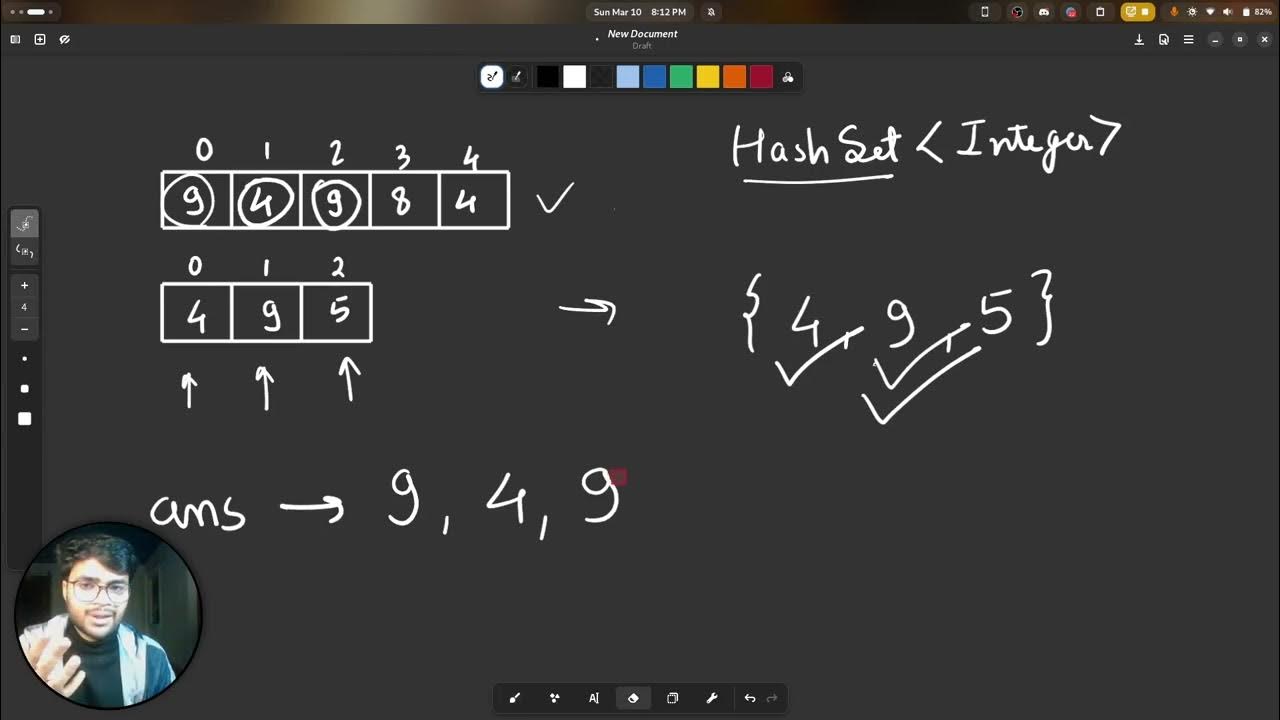 LeetCode || 349. Intersection of Two Arrays || Easy || Java - YouTube