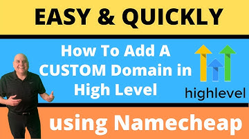 How to add a domain to Go High Level using Namecheap