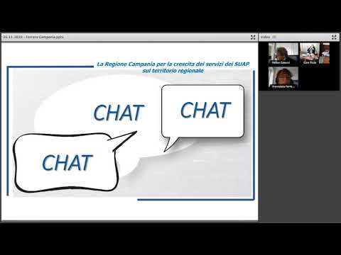 La Regione Campania per la crescita dei servizi dei SUAP sul territorio regionale . 25 novembre 2020