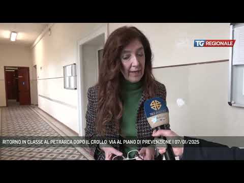 RITORNO IN CLASSE AL PETRARCA DOPO IL CROLLO: VIA AL PIANO DI PREVENZIONE | 07/01/2025