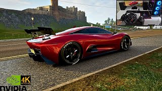 JAGUAR C - X75 | RTX 4080 (16Gb) | Forza Horizon 4 | Logitech G29 | Gameplay