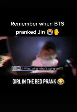 Remeber When BTS Prank jin