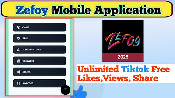 Zefoy Mobile App | How to get unlimited Tiktok views | Zefoy Get Unlimited Tiktok likes