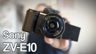 The BEST beginner camera for YouTube in 2023?! | Sony ZV E10 Unboxing & 1st impressions