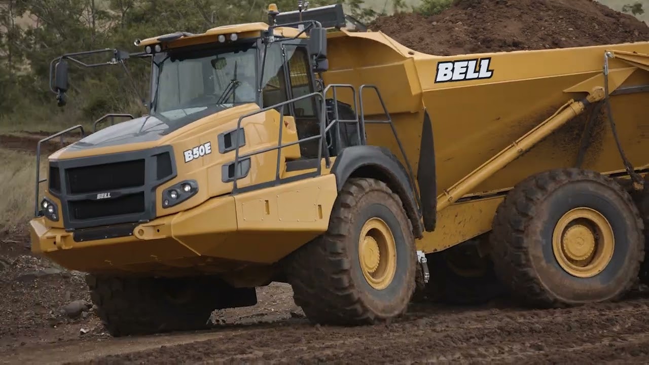 Bell Ramstyrda Dumpers modeller B35E, B40E, B45E, B50E