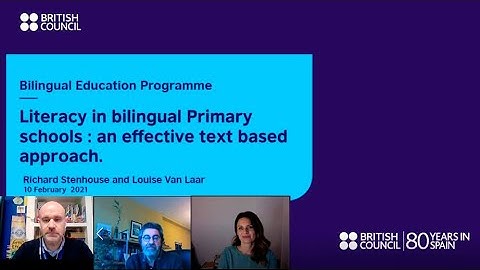 Literacy in bilingual Primary Schools: an effective text based approach