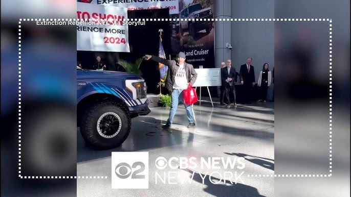 Climate Protesters Interrupt New York Auto Show