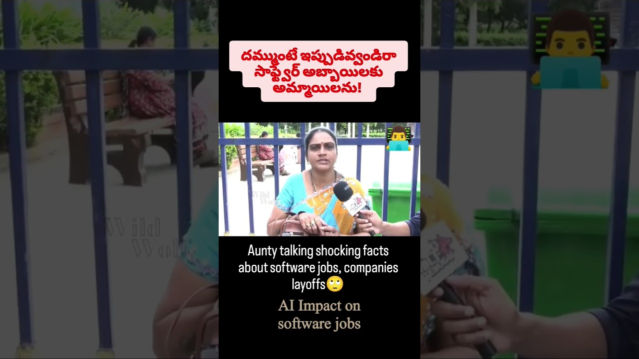 AI impact on software jobs crazyy speech of an aunty 