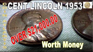 1953 Wheat Penny Value: How Much Is It Worth Today? OVER $21,000.00