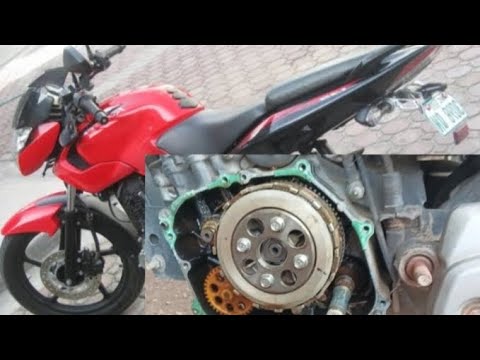 clutch lining replacement Rouser 135 tutorial - YouTube