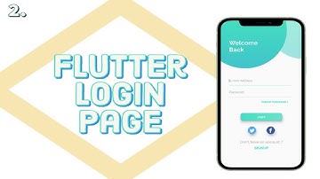 Flutter Login Page - Flutter UI - Speed Code - Complex Designs using path - Code-02