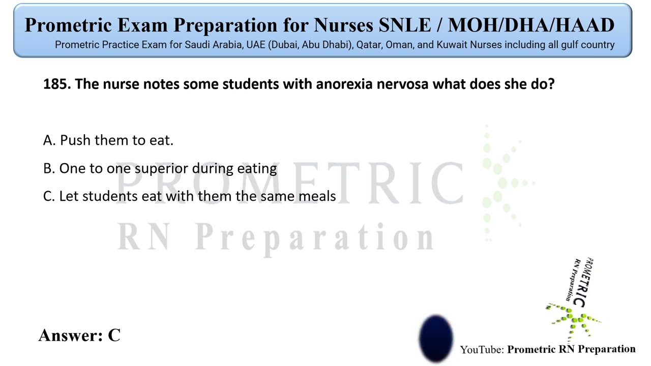 Recent Prometric Questions and Answer 2025 for Saudi Nurses | Dubai RN Exam Preparation Qatar 