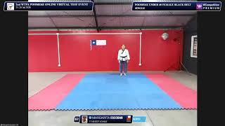 Court 2 2nd WTPA Poomsae Live Virtual Test Event #WTPAPoomsae Margarita Escobar 1