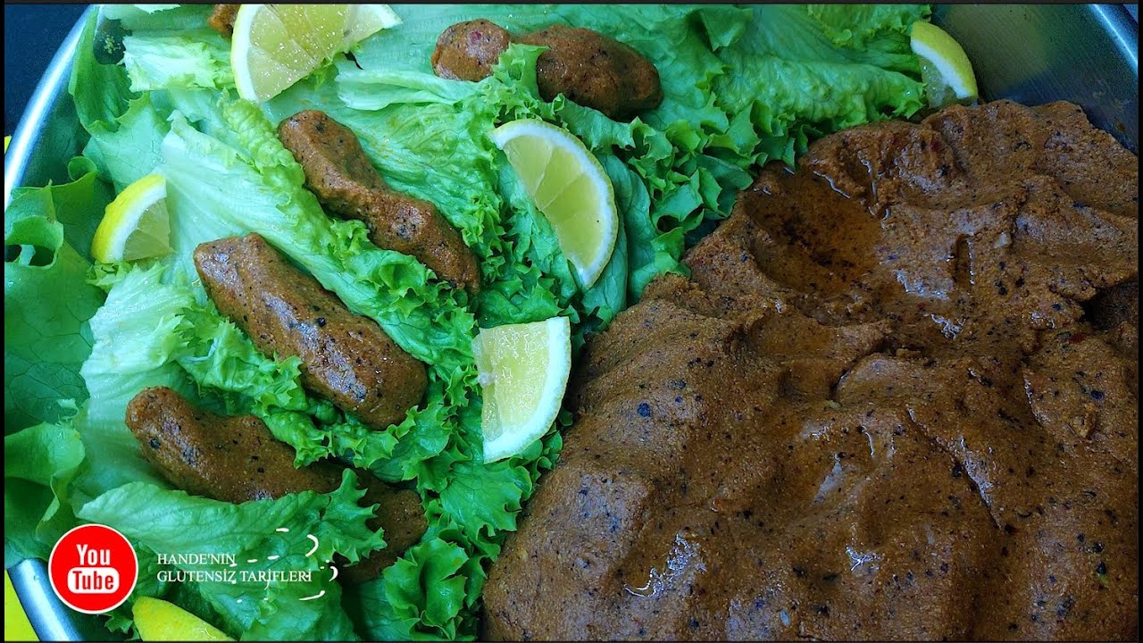 Glutensiz Çiğ köfte, Çiğ Köfte Sosu ve Lavaşı ile muhteşem lezzet