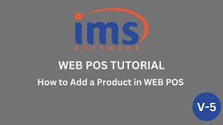 How to add a product in WEB pos.