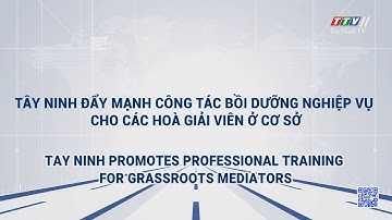 Tây Ninh đẩy mạnh công tác bồi dưỡng nghiệp vụ cho các hoà giải viên ở cơ sở | TayNinhTVDVC