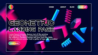 How to create 3d Geometrical Blocks for website || Spline3D || Threejs || 3D for web || part-2