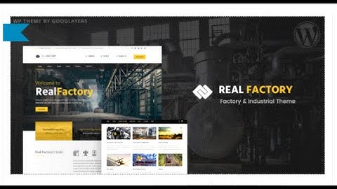 Real Factory - Factory / Industrial / Construction Responsive WordPress Theme by GoodLayers Download