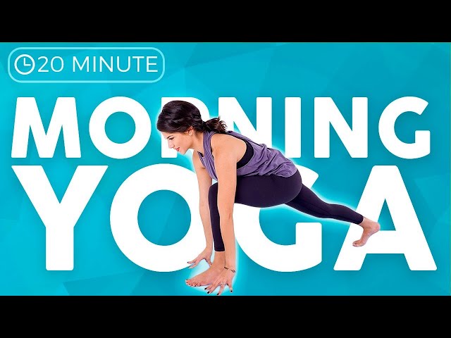 20 minute Morning Yoga Flow 💙 FEEL GOOD Full Body MOBILITY Yoga class=