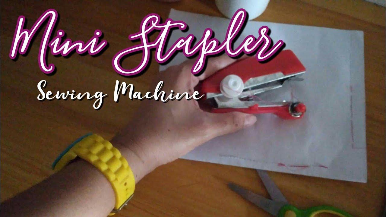 How to operate Mini Stapler Sewing Machine JhenSexy Vlog YouTube