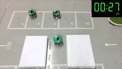 Multi Robots: Crossing a corridor with a set deadline - Running on MARS