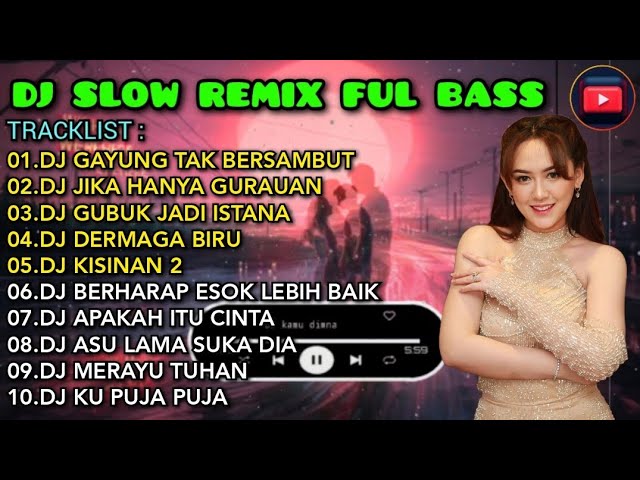 DJ SLOW REMIX FULL BASS 2024 🎧 DJ GAYUNG TAK BERSAMBUT | DJ JIKA HANYA GURAUAN | FULL ALBUM 🎵 class=