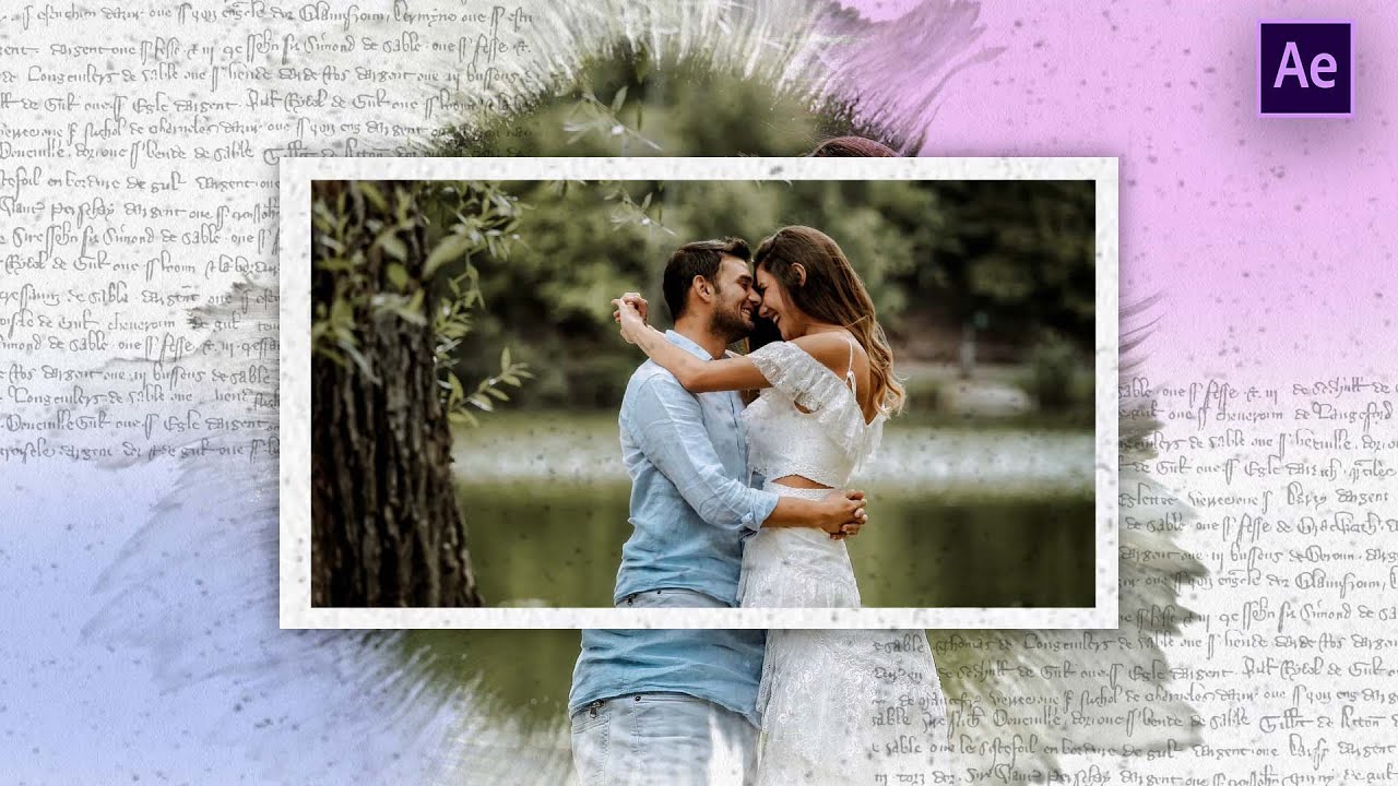 Romantic Wedding ink Slideshow in After effect || After Effect Tutorial || By Films and Frame