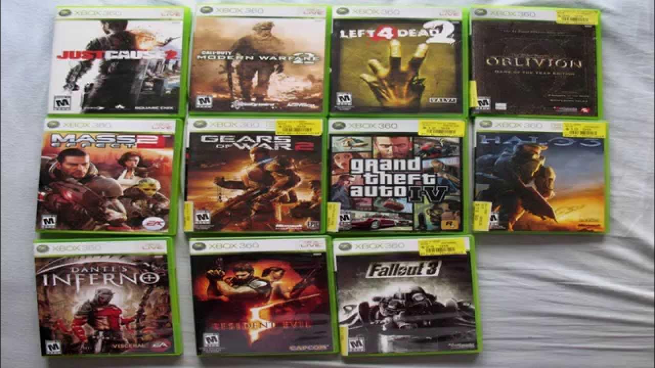 Selling my Xbox 360 games on eBay!!! YouTube