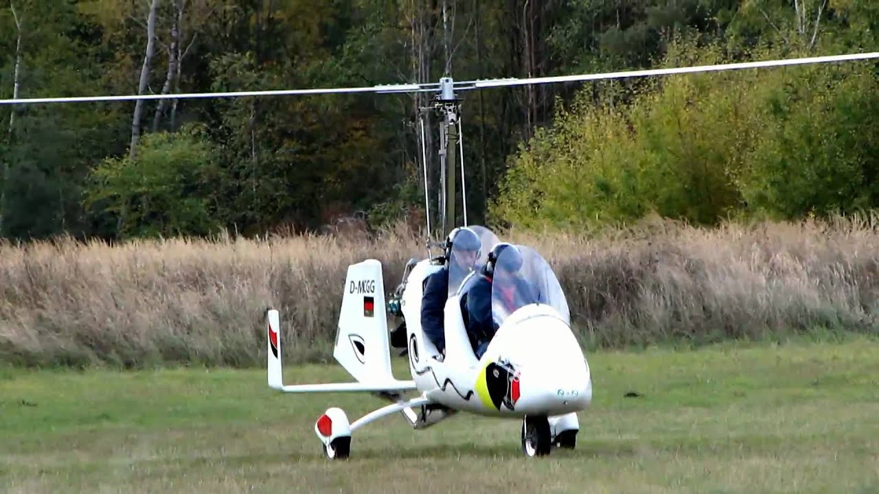 Gyrokopter Start Erstmitflug - YouTube