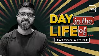 Day In The Life Of A Tattoo Artist - Sunny Bhanushali | टैटू आर्टिस्ट की जिंदगी का एक दिन | NEWJ
