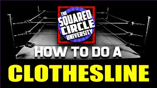 CLOTHESLINE - How to do a clothesline - JBL signature finishing move CLOTHESLINE FROM HELL