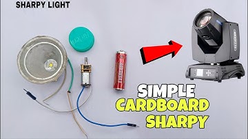 How To Make Mini Sharpy  Light  With TorchLight And Cardboard  || Simple  Mini Sharpy Light  At Home