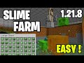 The Fastest Slime Farm in Minecraft 1.21.8 Java