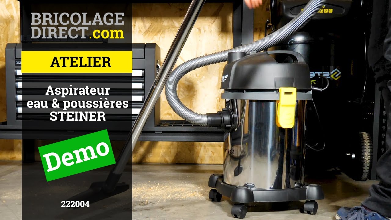 Aspirateur à eau et poussières NTS16 20kPa 16L 1200W - SCHEPPACH -  Mr.Bricolage