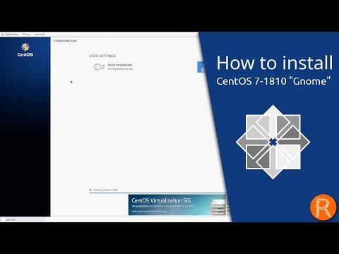 How to install CentOS 7-1810 "Gnome"