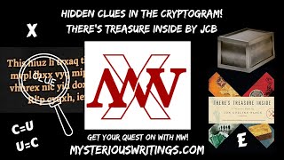 Hidden Clues in Cryptogram! for Past and Future Treasure Box #therestreasureinside #joncollinsblack