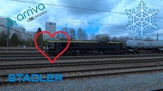 ALLE ARRIVA TRAJECTEN VAN LIMBURG &amp; CLASS 66 IN SITTARD || SpotterMarc