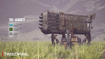 3D Asset: (Maya, Substance, UE5) 4k Render