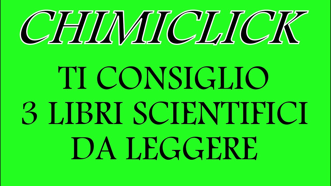 TI CONSIGLIO 3 LIBRI SCIENTIFICI DA LEGGERE | N° 1