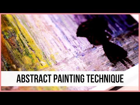 Acrylic Abstract Painting Technique For Beginners | Art Journal Thursday Ep. 25