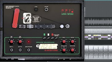 Free VST Heads Up: Crazy Vintage Delay (WEM Copicat Clone) in any DAW.