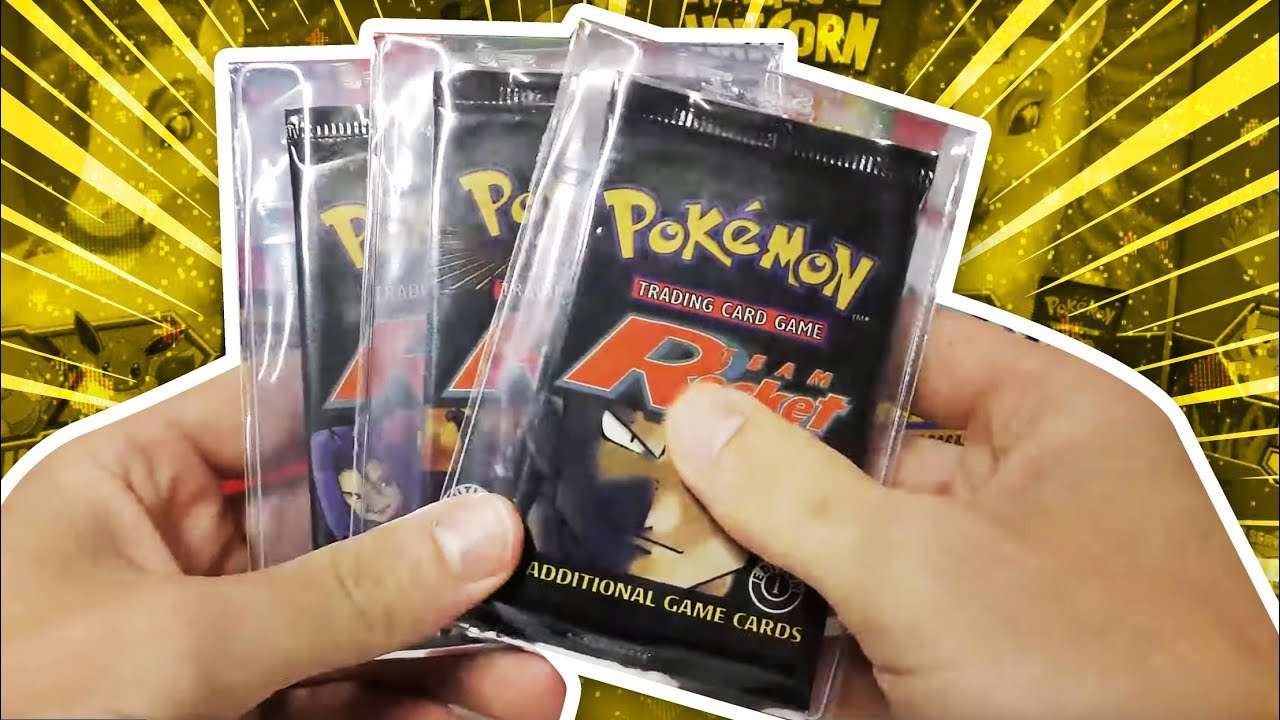 Opening 3x HEAVY Team Rocket 1ST EDITION Pokemon Packs YouTube