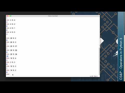 Learn CS: Operators in Python 3