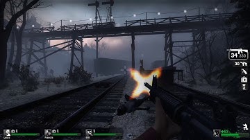 Left 4 Dead - Walkthrough 20 - Blood Harvest, The Bridge