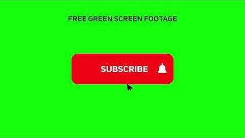 FREE YouTube Subscribe Button Animation Template   After Effects + Any Software Green Screen480p