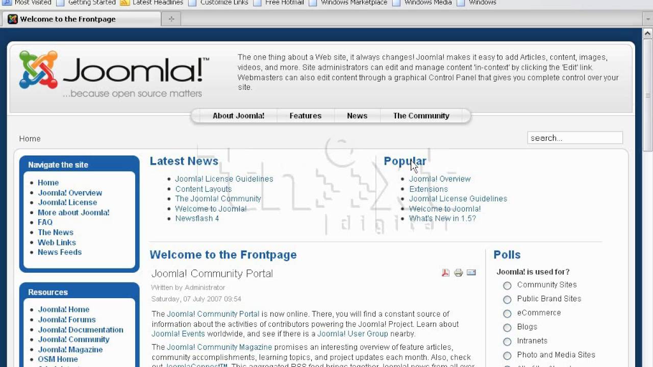 1 2 History of Joomla - YouTube