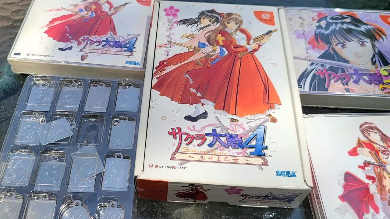 HD] Sakura Wars 4 Limited Edition unboxing! (+Sakura Wars 2+3 CIB